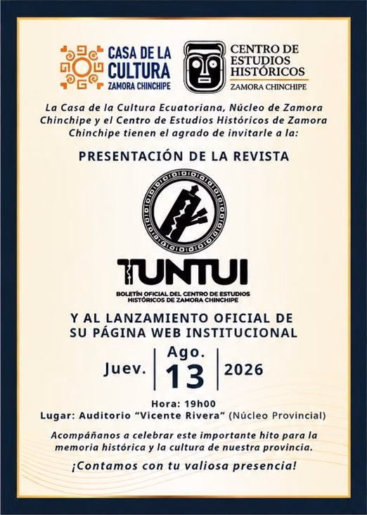 Portada de la presentación de la revista TUNTUI Nro. 1